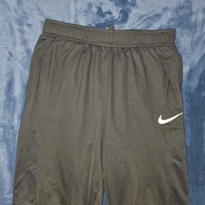 Nike Dri-Fit Youth Black Athletic Fleece Joggers Sweatpants Size XL 26W 27L